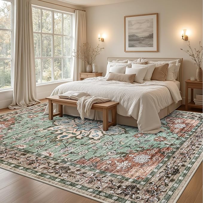 10x14 Area Rugs Living Room: Washable Rug - Image 3