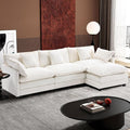Ihanherry 111.4" L Shaped Modern Sofa Modular Sectional Cloud Couch by iHanHerry