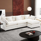 Ihanherry 111.4" L Shaped Modern Sofa Modular Sectional Cloud Couch by iHanHerry