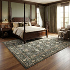GarveeHome Area Rugs 8x10 for Living Room, Floral Large Washable Rug Soft Non - Image 2
