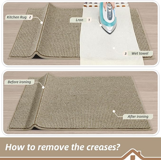 BEQHAUSE Kitchen Runner Rugs 24"x60", Kitchen Mats - Image 9
