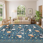 DUKINO 8x10 Area Rug, Washable Dog Rugs - Image 7