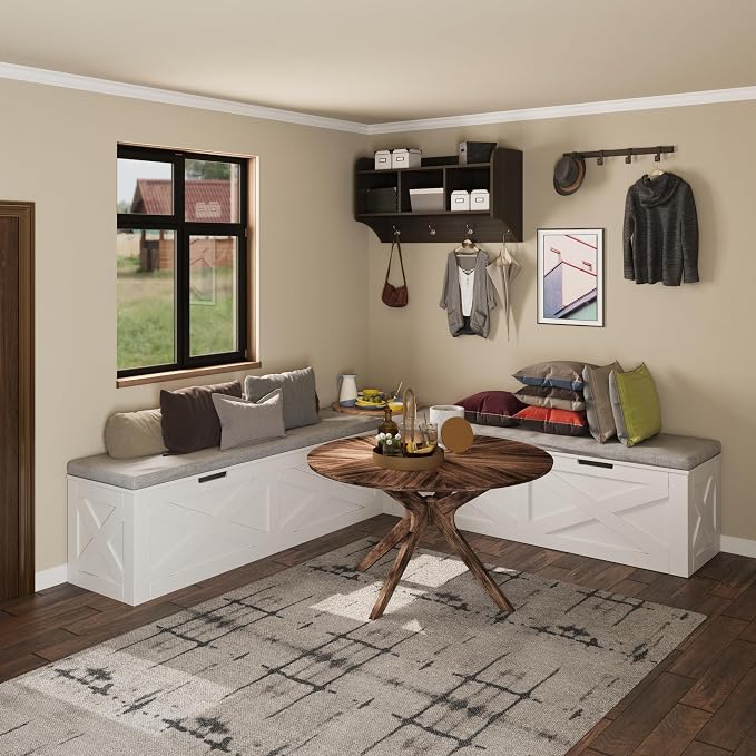 Bobve L-Shape Storage Bench - Image 4