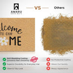 Coir Welcome Mat, Welcome to Our Home, 17x29 in | 100% Natural Coir, - Image 4