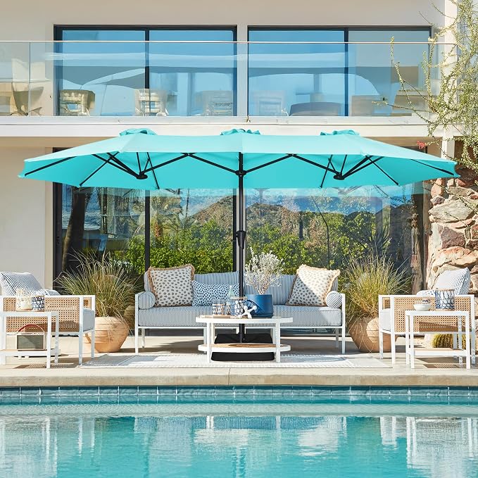 SUPERJARE 13FT Outdoor Patio Umbrella - Image 9
