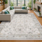Boho Living Room Rug 7x10 by HazoHaus