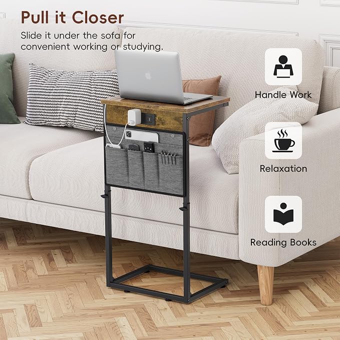Vagusicc C-Shaped End Table - Image 8