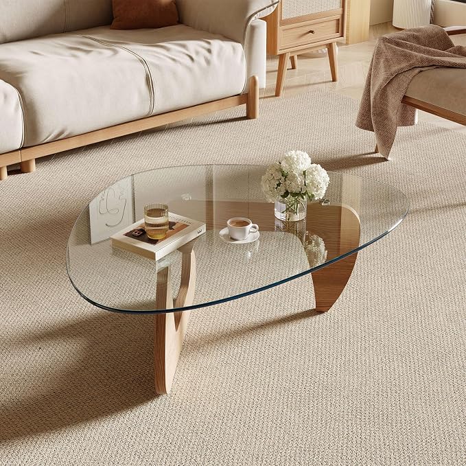 Modern Coffee Table for Living Room and Small Spaces, 35.6" x 25.4" x 15.8" - Image 3