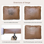 KING MOUNTAIN Leather Repair Patch, 4 x 63 Inches self Adhesive Leather Repair - Image 7