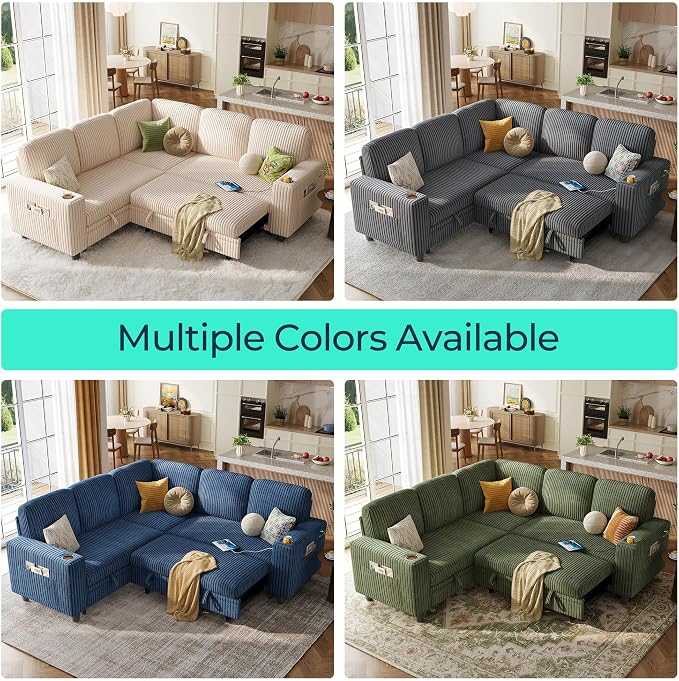 LINSY HOME Sleeper Sofa Bed - Image 8
