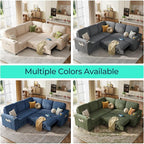 LINSY HOME Sectional Sleeper Sofa - Image 9