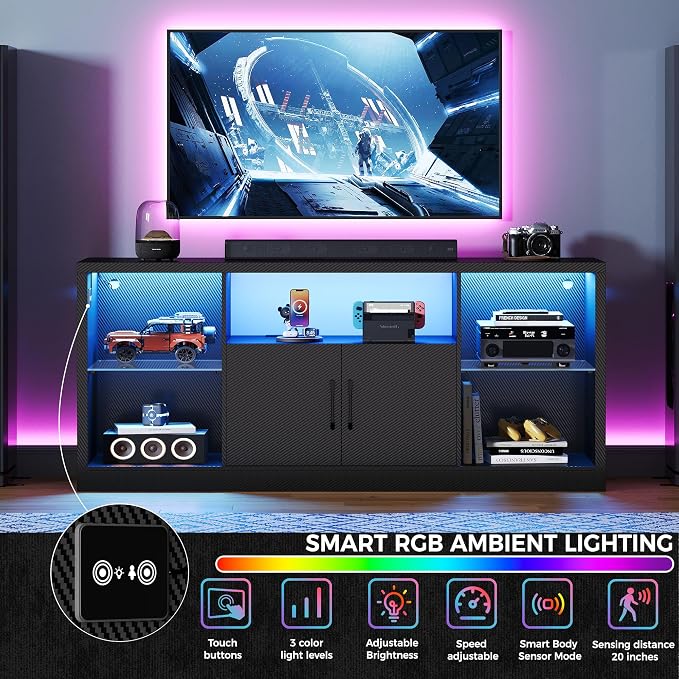 IRONCK TV Stand for TVs 65 inch - Image 6