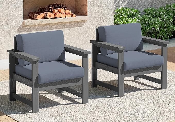 SERWALL 2 Pieces Single Cushioned Sofa Armchair by SERWALL
