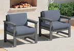 SERWALL 2 Pieces Single Cushioned Sofa Armchair by SERWALL