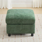 WUTUTUEE 25”Square Storage Ottoman Module by WUTUTUEE