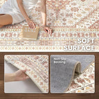 8x10 Area Rugs for Living Room, Large Washable Rug, Dining Room, Low Pile - Image 6