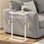 TUTOTAK End Table, Side Table, Tall Couch Table, Sofa Table, Living Room by ChoosetutotakFurnitureBuildYourCozyHome