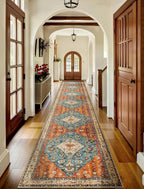 SERISSA 2'6"x16' Washable Non Slip Boho Runner Rug by SERISSAHomeDecorCollection