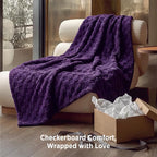 Bedsure GentleSoft Purple Throw Blanket - Image 5