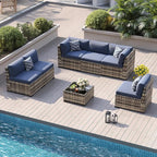 Patio Furniture Sets, 7-Piece Outdoor Patio Furniture - Image 2