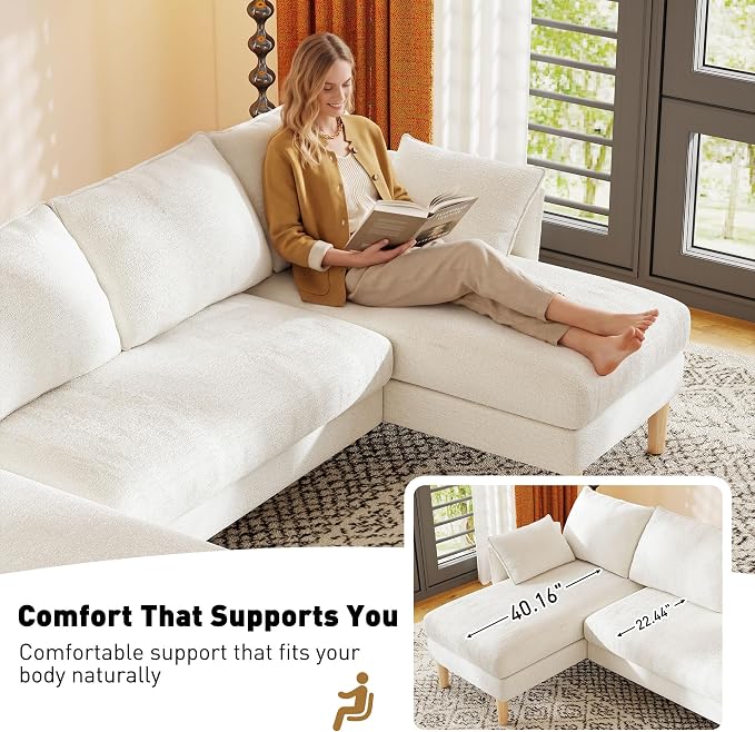 WorthFurni U Shaped Sectional Couches - Image 3