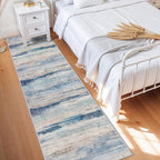 YOUFORTONG 2x8 Runner Rug Washable: Modern Abstract Kitchen Hallway Stain - Image 2