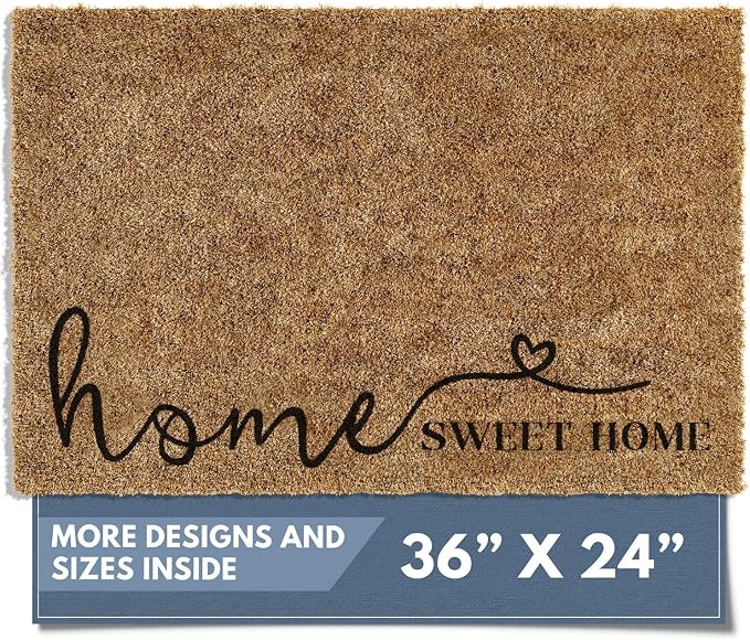 Barnyard Designs Front Door Welcome Mat | Printed Polyester Outdoor Rug by BarnyardDesigns