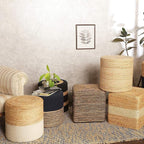 REDEARTH · Cube Pouf Foot Stool Ottoman - Image 8