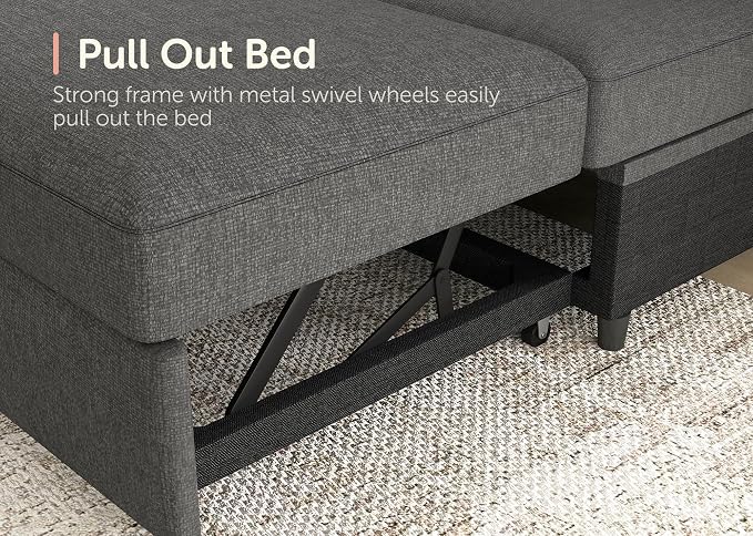 HONBAY Sectional Sleeper Sofa - Image 6