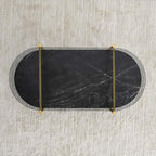 LumFurn Oval Glass Coffee Table, Mid-Century Modern Design, L41 x W21 x H17 inch - Image 9