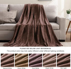 BEDELITE Fleece Blanket Soft Plush Twin Size Blanket Brown 60"x80" | Ultra Soft - Image 7