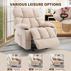 Massage Rocking Recliner Chair, Ergonomic Recliners Sofa - Image 5