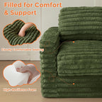 MAXYOYO Kids Bean Bag Chair, Comfy Faux Fur Bean Bag Sofa - Image 4