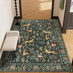 DUKINO 4x6 Area Rug, Non Slip Animal Washable Rug - Image 5