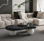40” Cloud Coffee Table with 3 Ball Legs, Modern Irregular Center Table - Image 5