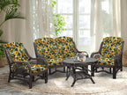 Malibu Lounge Loveseat Sofa Natural Rattan Wicker Handmade Design - Image 5