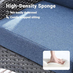 ovios 2-Piece Patio Furniture Set, Outdoor Wicker Sofa - Image 6