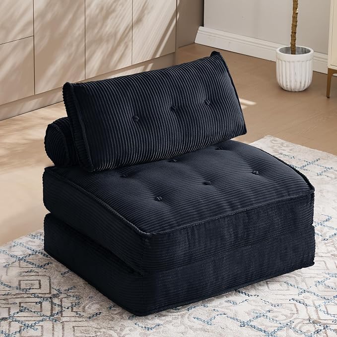 Folding Sofa Bed Convertible Sleeper Chair 33" by VIKAYAMICS