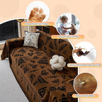 MYSKY HOME Boho Couch Cover Sofa Covers, Couch Covers - Image 3