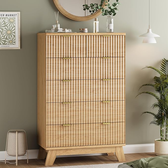 Fluted Dresser for Bedroom - Image 7