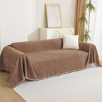 MYSKY HOME Couch Covers for 2 Cushion Couch Sectional Sofa, L Shape Sofa - Image 8