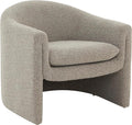 SAFAVIEH Couture Collection Laylette Light Grey Boucle Accent Chair by SAFAVIEH
