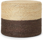 REDEARTH · Cylindrical Pouf Foot Stool Ottoman - Image 4