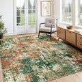 RELEANY Washable 4'x6' Abstract Area Rug by RELEANY
