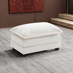 Ihanherry Ottoman for Modular Sectional Cloud Sofa, Chenille Deep Seat Couch by iHanHerry