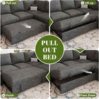 85 Inch Modular Sectional Sofa - Image 7