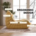 YVDNHP Bean Bag Chair, Memory Foam Bean Bag Sofa Large Bean Bag Chair - Image 5