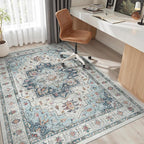 Madane 6x9 Area Rugs for Living Room, Soft Vintage Washable Rug, Dining Bedroom - Image 4