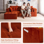 MAXYOYO Modular Sectional Sofa Couch, L Shaped Modern Cloud Couch - Image 7