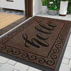 Yimobra Welcome Mats for Front Door 36x24, Heavy Duty Waterproof Outdoor Door by Yimobra